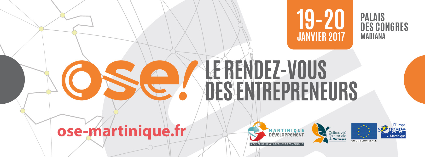 Table Ronde « Reprise-transmission : les clés de la réussite » - 20 janvier 2017 de 12 à 13 h au Palais des Congrès de Madiana